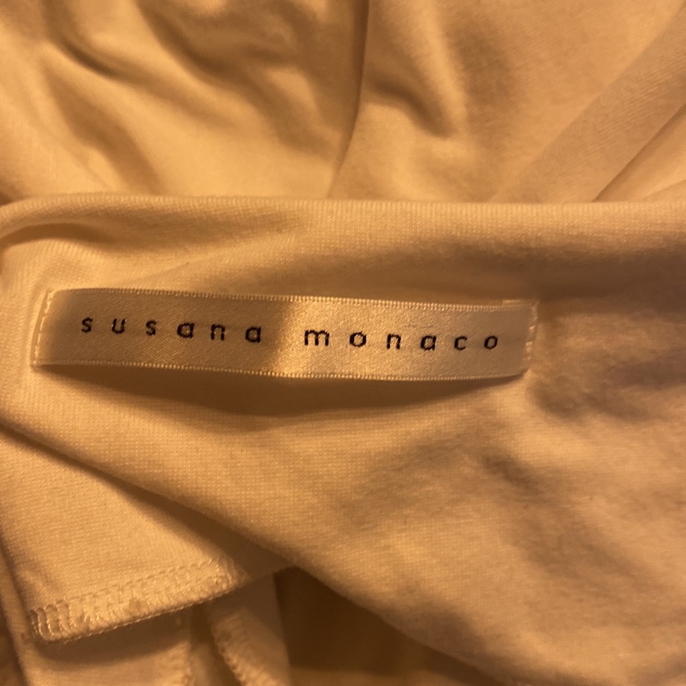 🛑BOGO‼️🤍WHITE SUSANA MONACO SUMMER DRESS🤍 - Picture 5 of 6